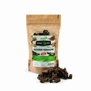 Przysmaki treningowe z wątroby wołowej, produkt PREMIUM. Opakowanie 150 g