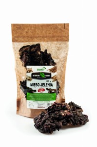 Mięso jelenia w kostce, produkt PREMIUM. Opakowanie 100 g