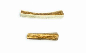 Poroże jelenia gryzak w rozmiarze M 12 cm w wersji EASY (przecięte wzdłuż), produkt PREMIUM. Opakowanie 1 sztuka